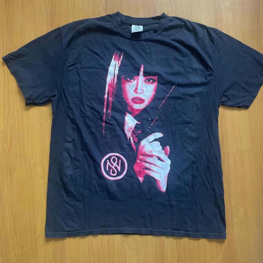 Comfort Colors Black and Pink Graphic Tee